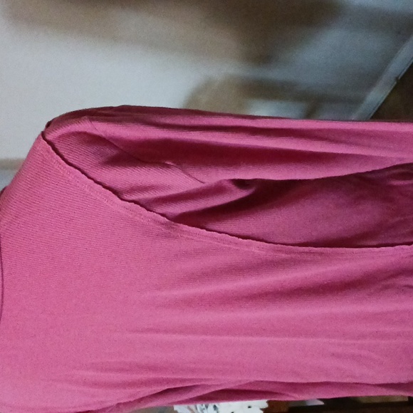 Soft Surroundings- Raspberry Knit Top - Picture 9 of 13